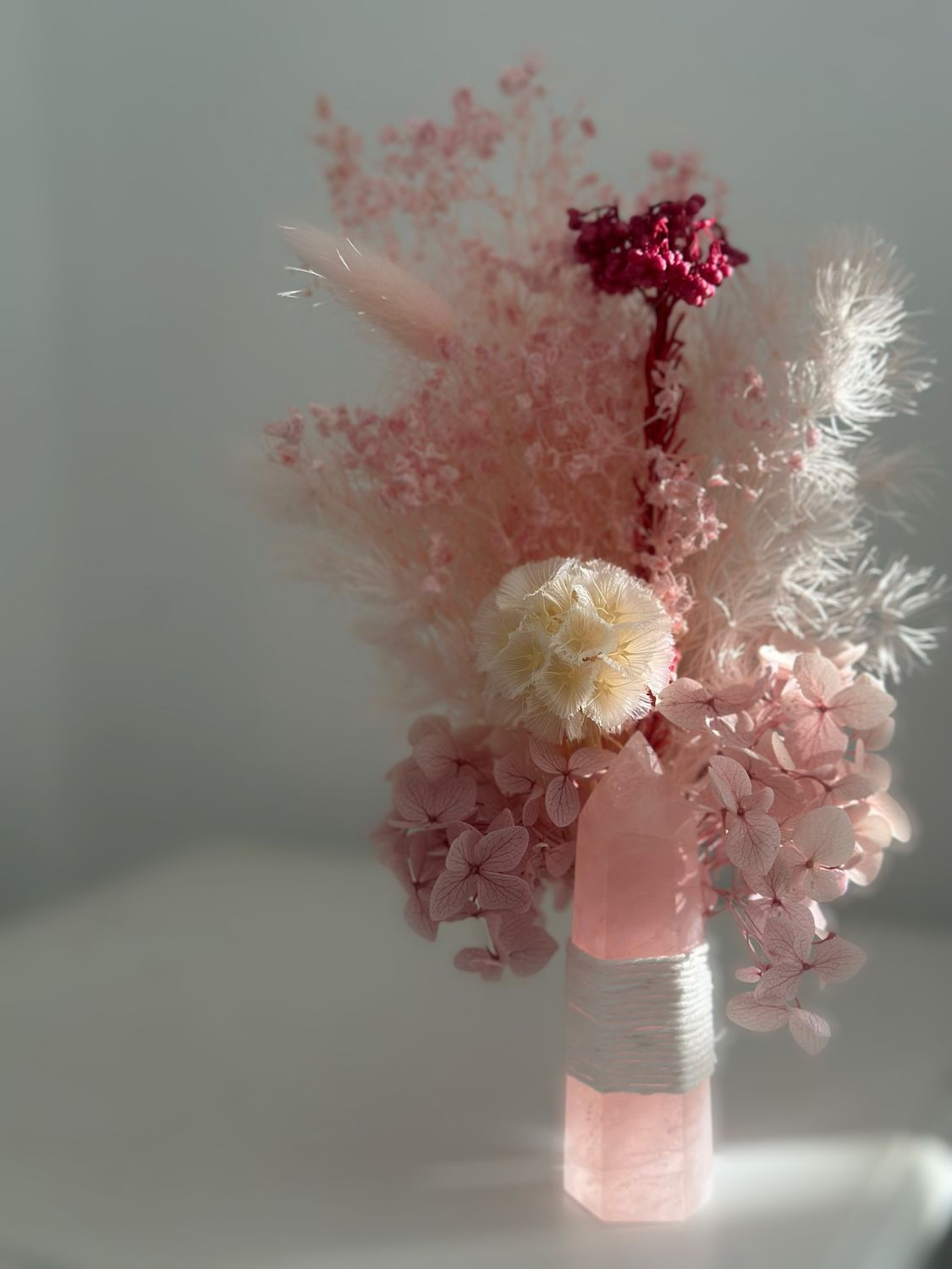 Rose Quartz Preserved Arrangement