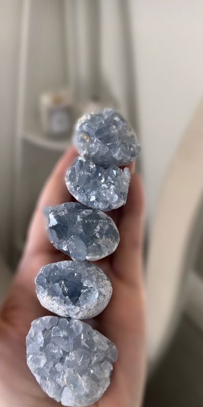 Celestite Mini Egg/Cluster - 1 Piece