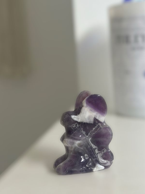 Amethyst Fairy Carving