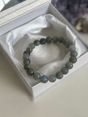 Labradorite Bead Bracelet