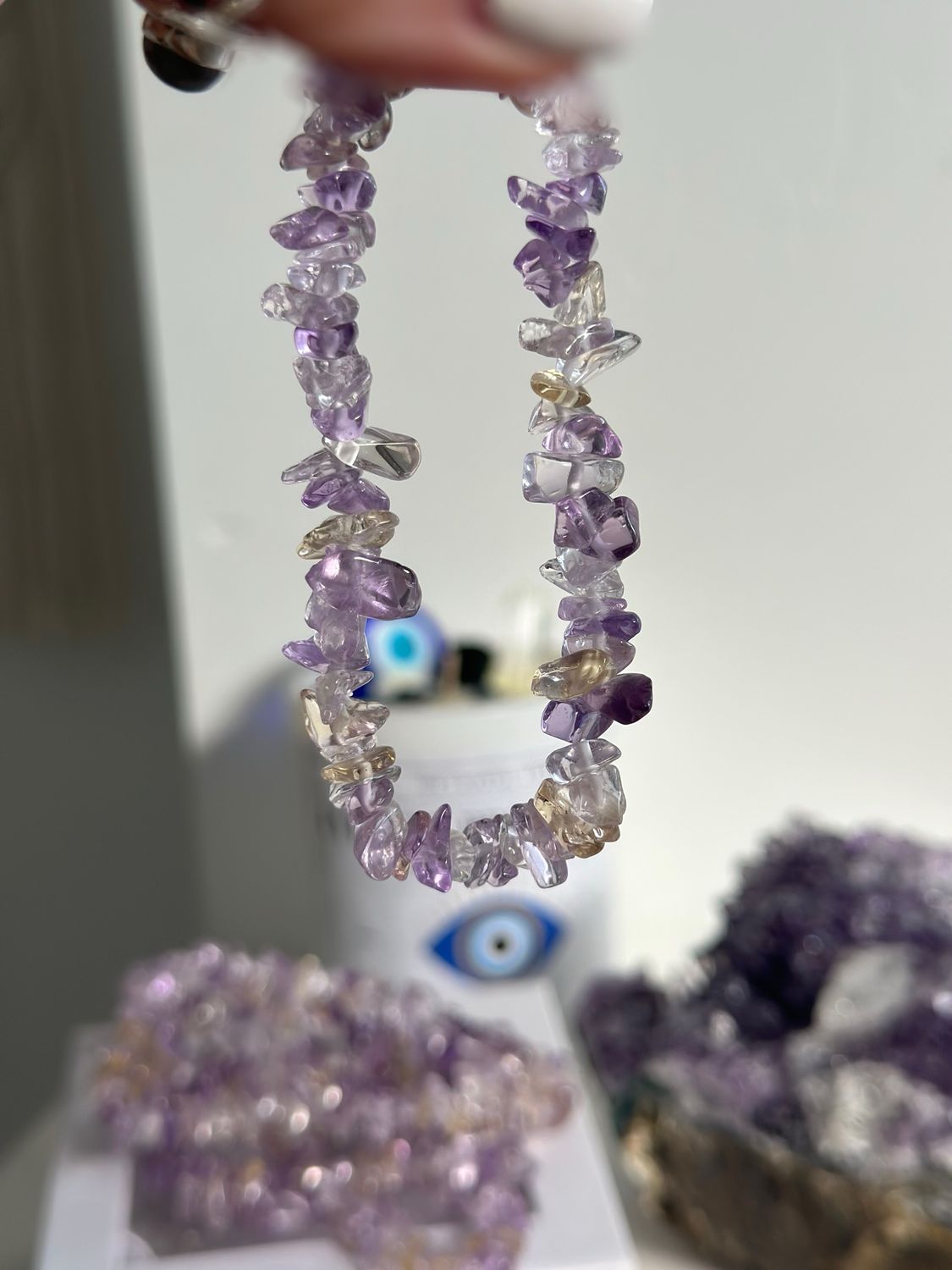 Ametrine Chip Bracelet