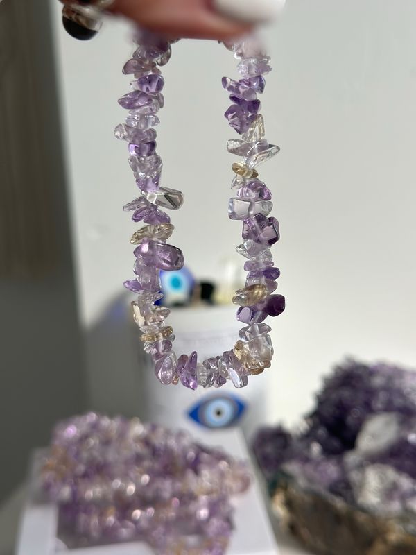 Ametrine Chip Bracelet