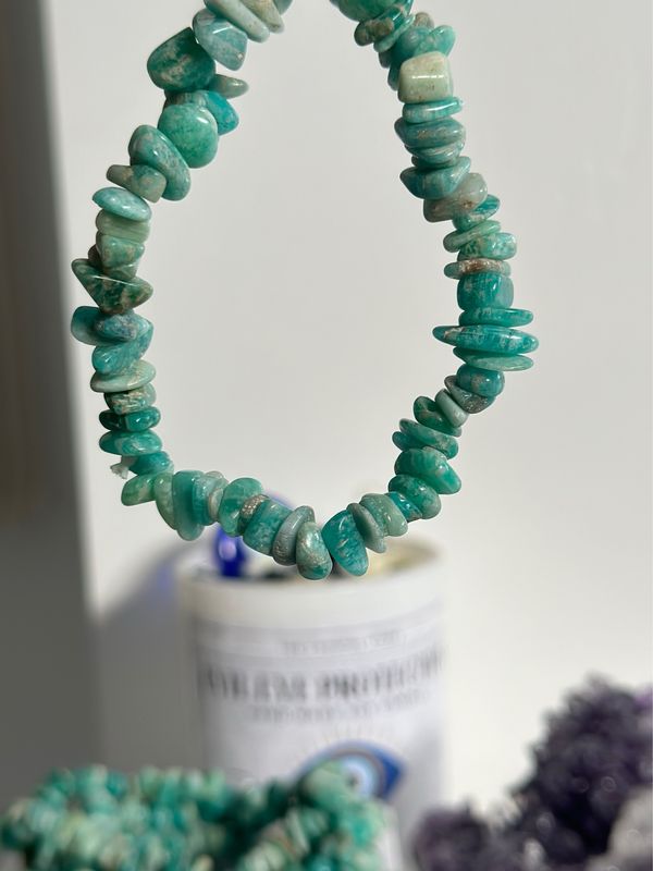 Amazonite Chip Bracelet