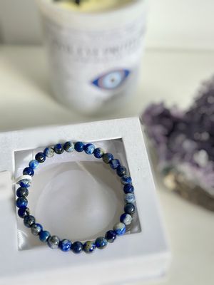Lapis Lazuli Bead Bracelet