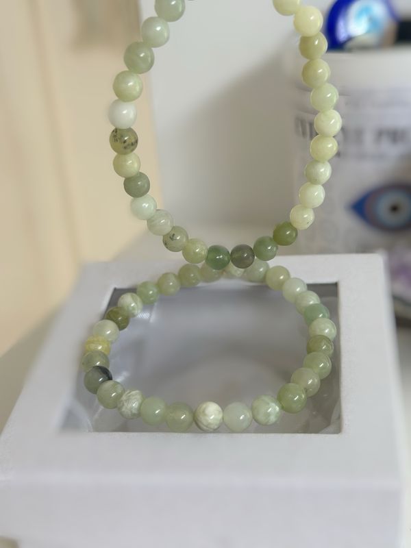 New Jade Beaded Bracelets
