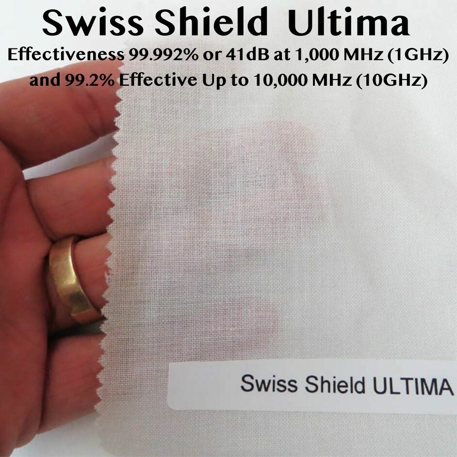 Swiss Shield Ultima Microwave Shielding Fabric