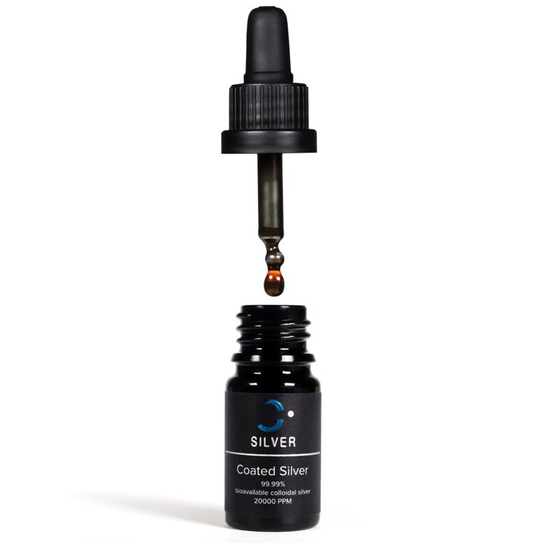 Coated Silver - Colloidal Silver - Highest Concentration 20,000ppm!