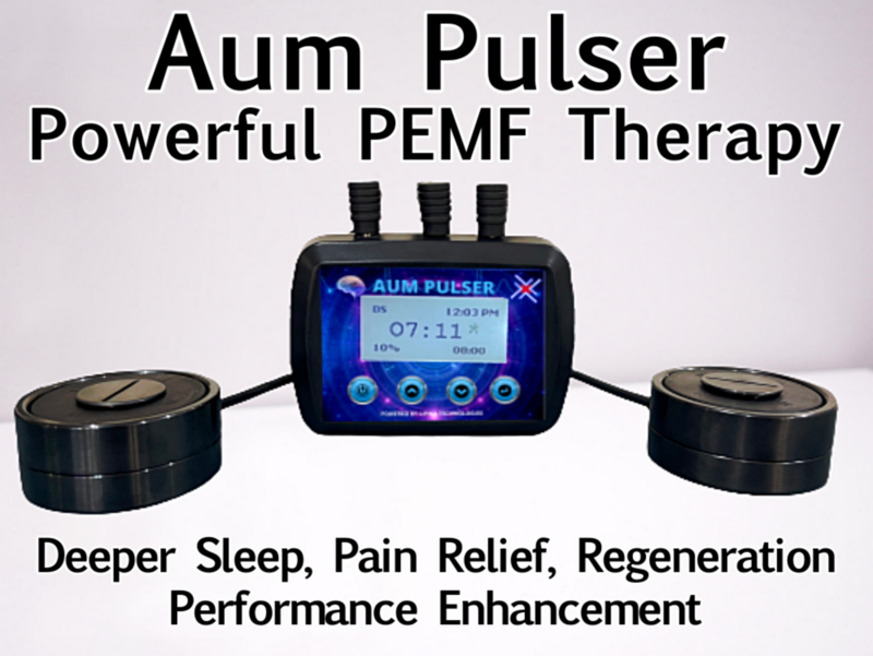 Aum Pulser PEMF Therapy System (Previously Known as Earthpulse) Deeper Sleep, Pain Relief, Regeneration, Performance Enhancement