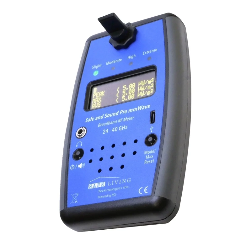 USA and CANADA PURCHASES: Safe and Sound Pro mmWave 5G Meter - Easily Measure and Assess High Frequency 5G Radiation