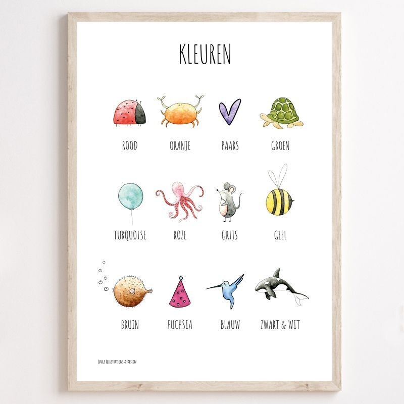 KLEUREN POSTER