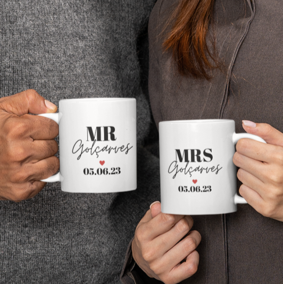 Canecas Mr e Mrs