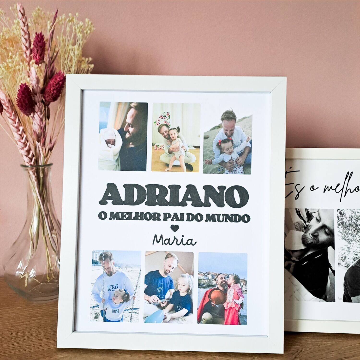 Moldura Personalizada Melhor pai do mundo