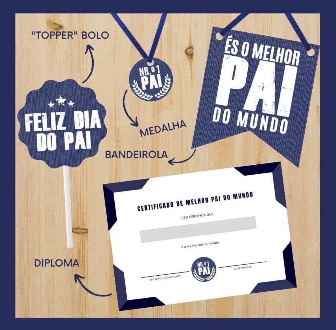 Kit digital Dia do Pai