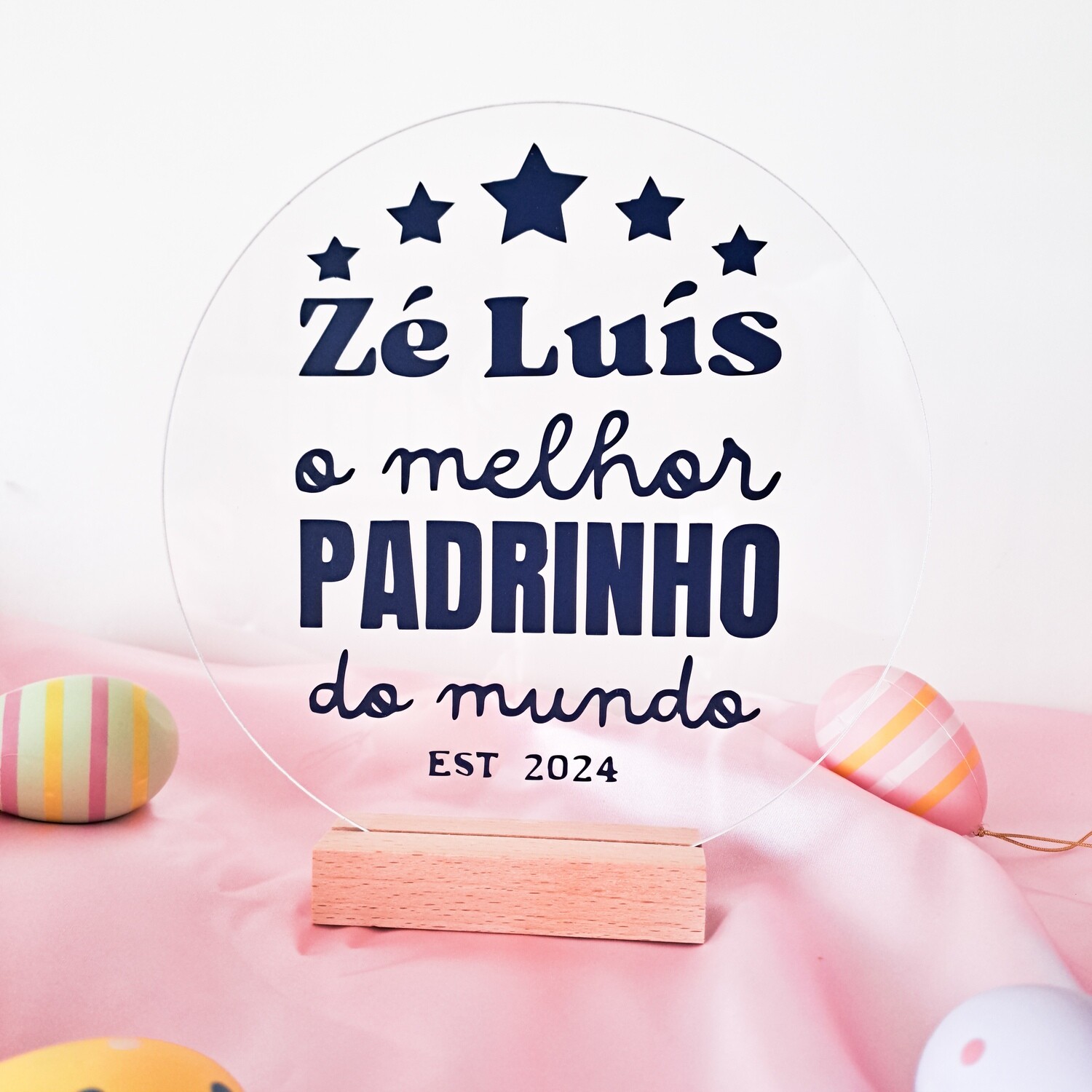 Decoração personalizada Melhor Padrinho