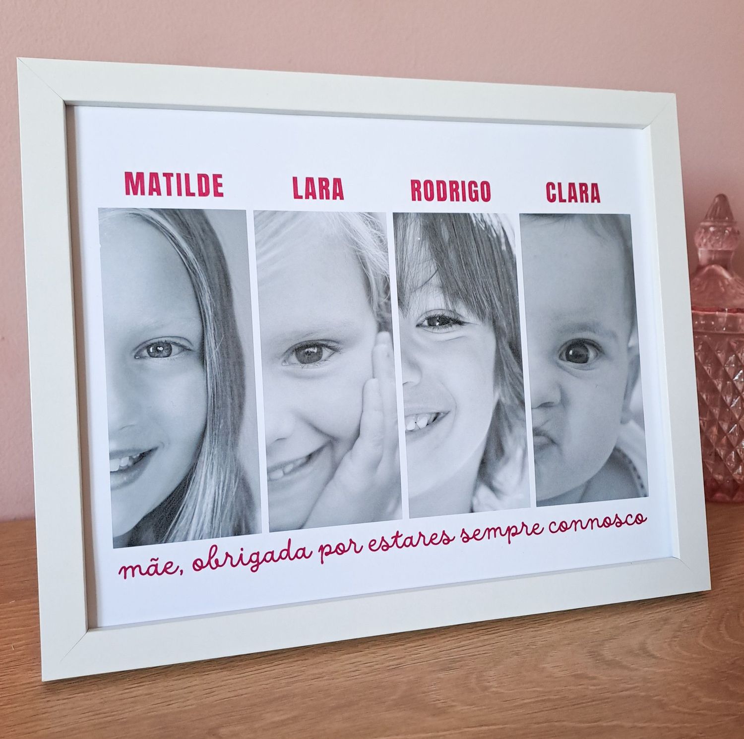 Moldura Personalizada Obrigada Mãe