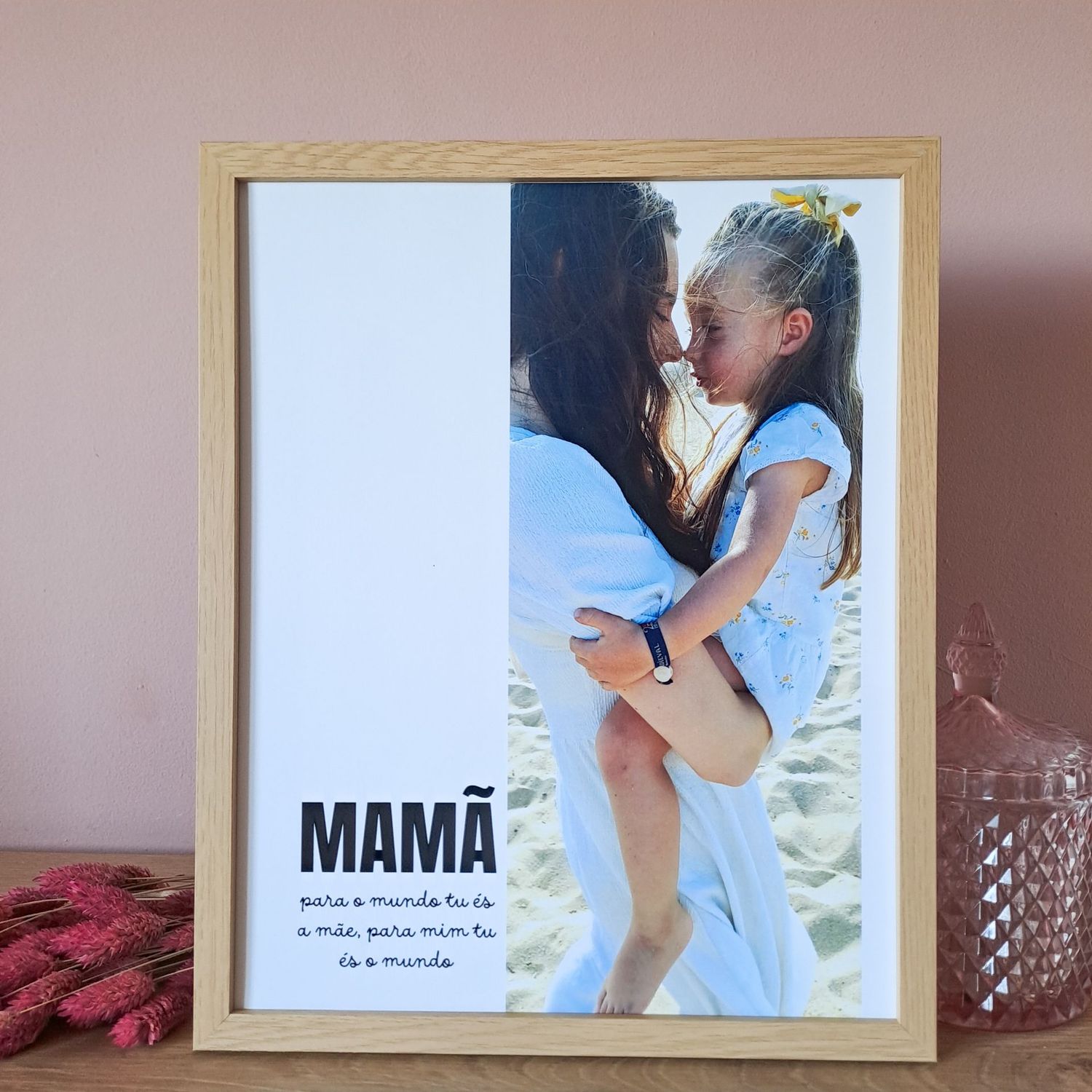 Moldura Personalizada Mãe és o Mundo