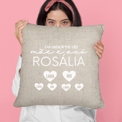 Almofada Personalizada Amores da mãe e avó