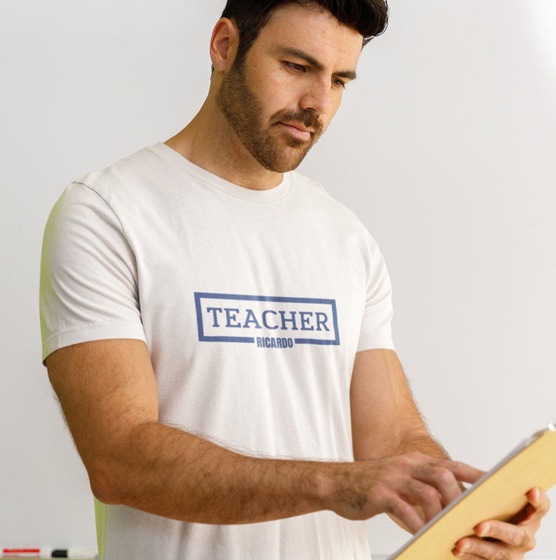 Sweatshirt/T-shirt TEACHER para Professores/Educadores