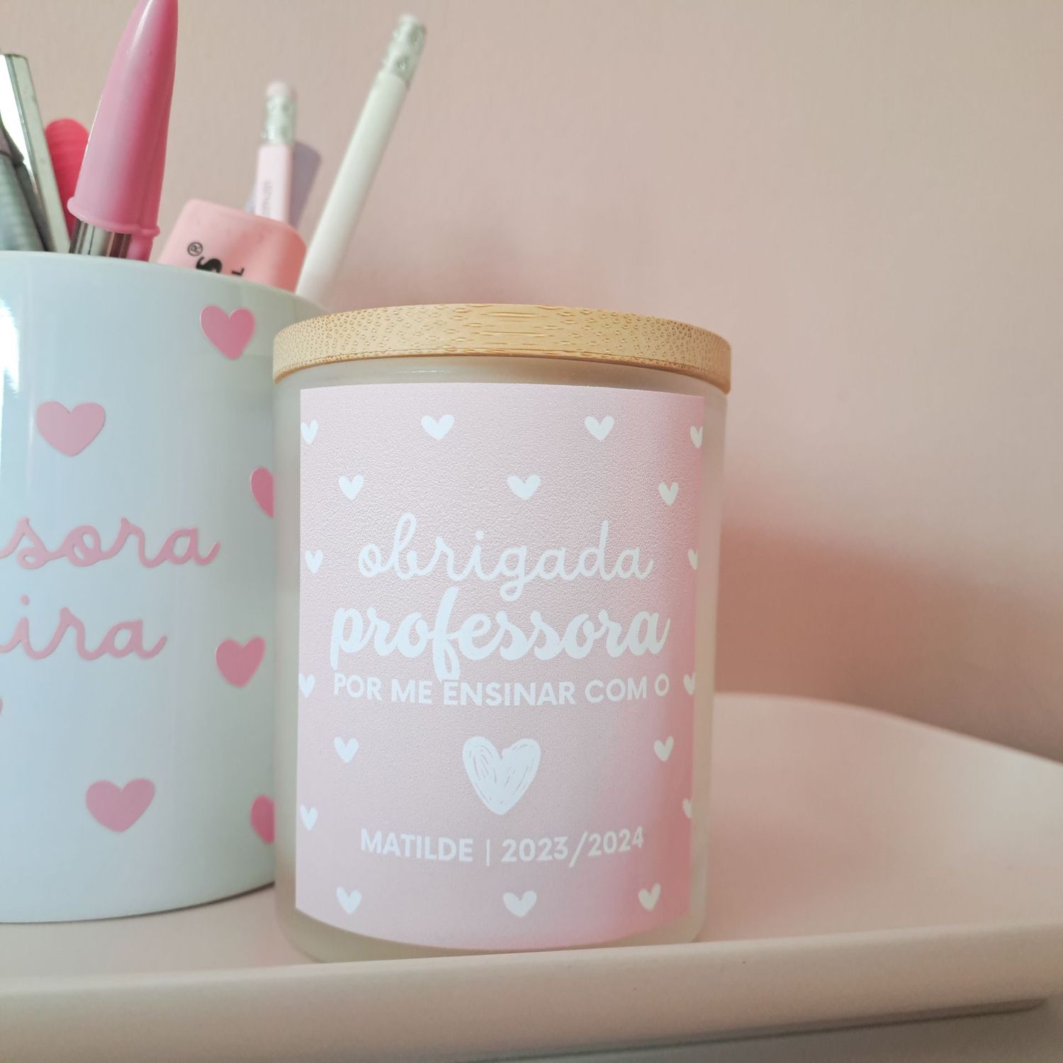 Vela Personalizada para Professores/Educadores