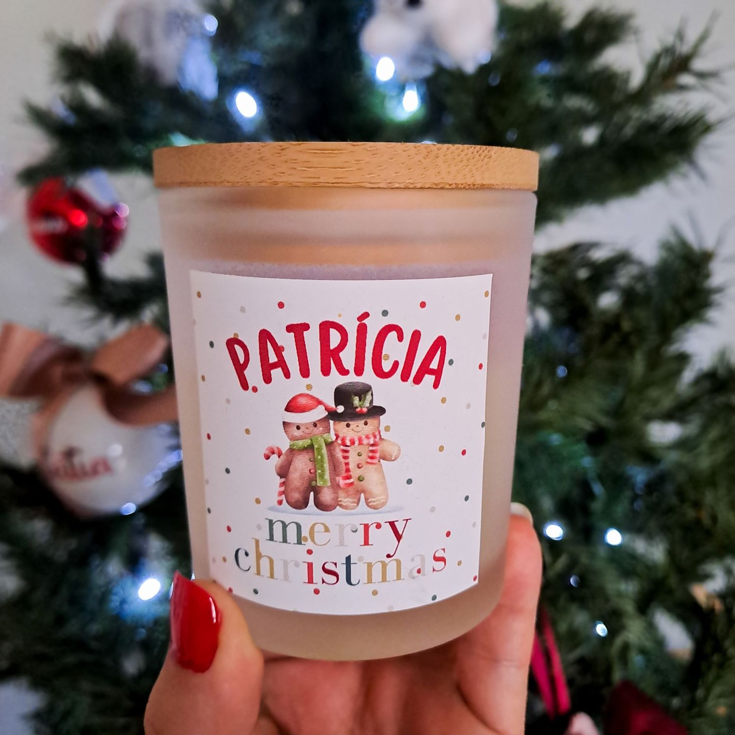 Vela de Natal Personalizada