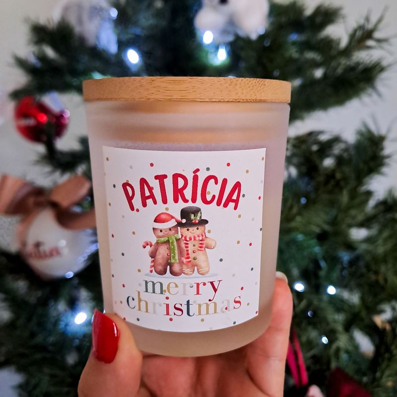 Vela de Natal Personalizada