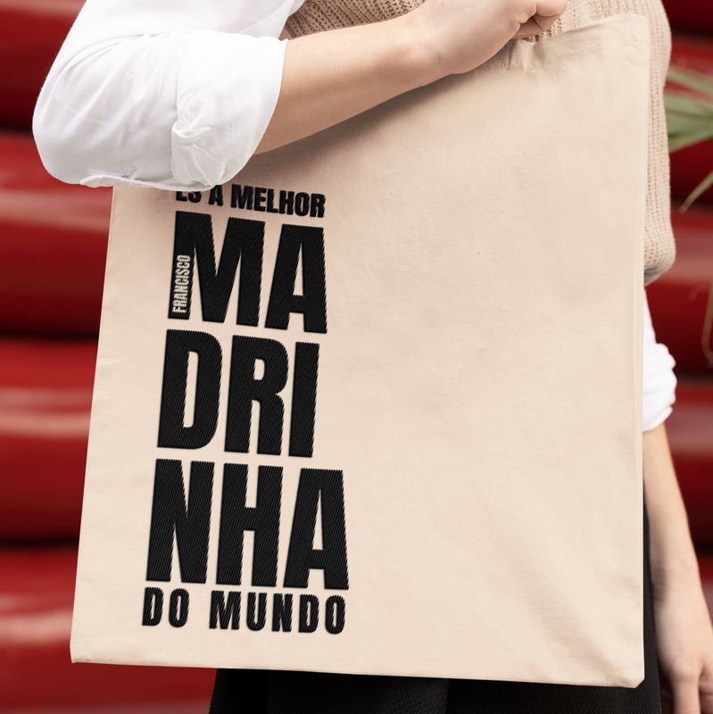 Tote Bag personalizado Padrinhos e Afilhados