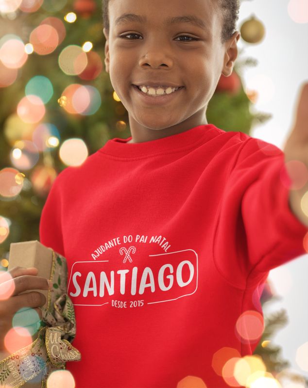 Sweatshirt/T-shirt Personalizada Natal "PAI NATAL"