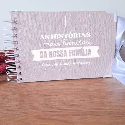 Álbum personalizado HISTORIA DA NOSSA FAMILIA Álbum personalizado HISTORIA DA NOSSA FAMILIA
