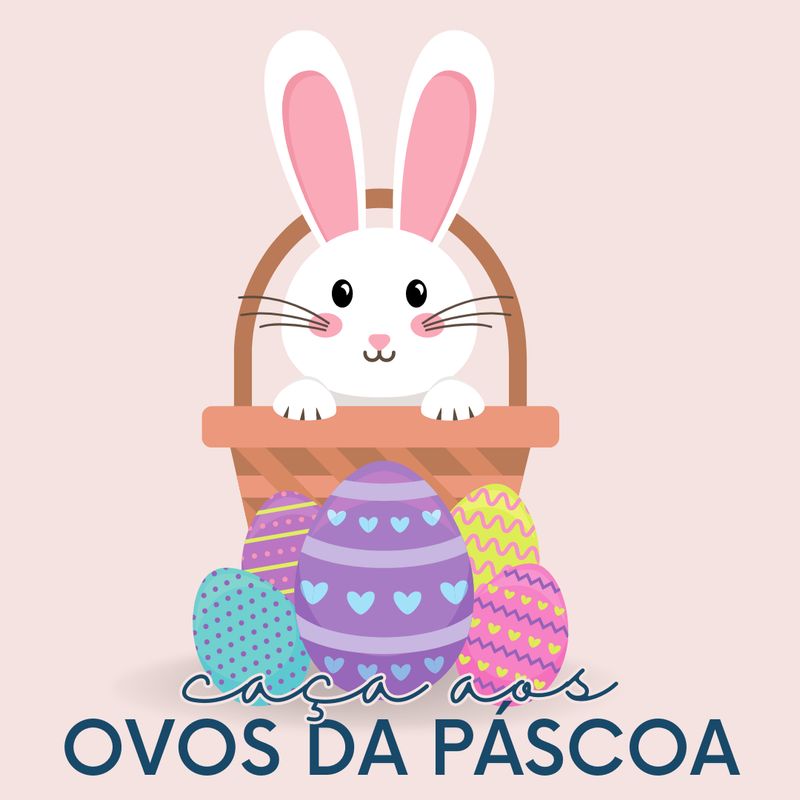 Kit digital Caça aos ovos da Páscoa