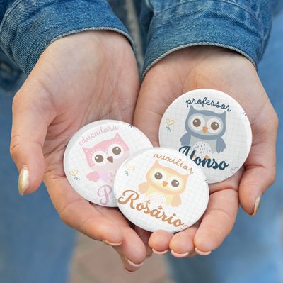 Crachá para Professores/Educadores Crachá para Professores/Educadores