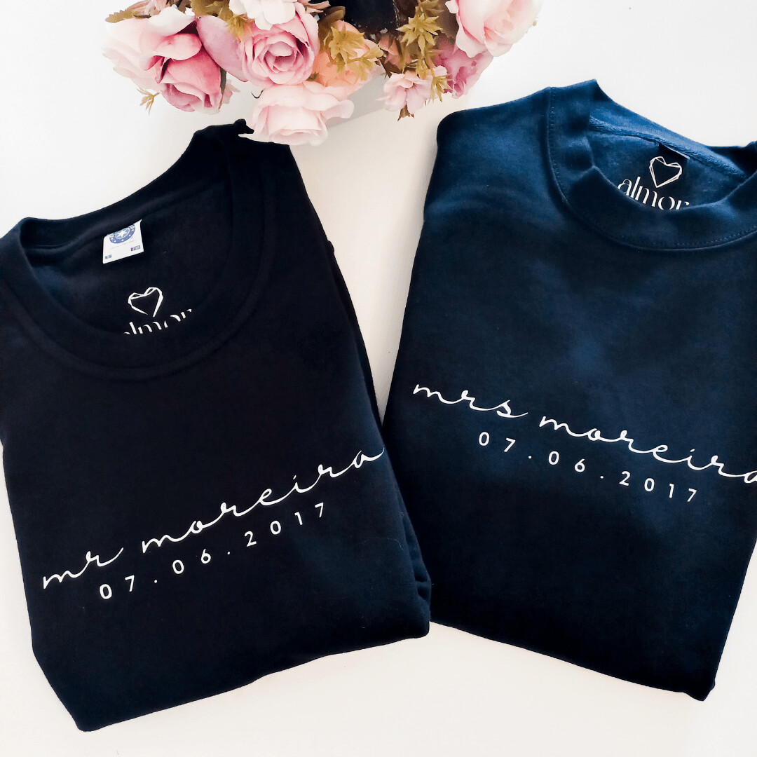 Conjunto camisolas Conjunto camisolas "Mr&Mrs"