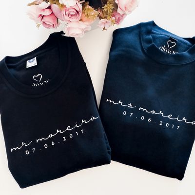 Conjunto camisolas Conjunto camisolas "Mr&Mrs"
