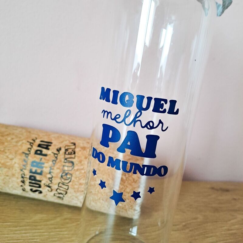 Garrafa personalizada PAI Garrafa personalizada PAI