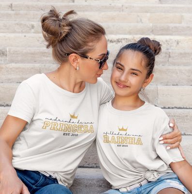 Sweatshirt/T-shirt Madrinha de uma princesa Sweatshirt/T-shirt Madrinha de uma princesa