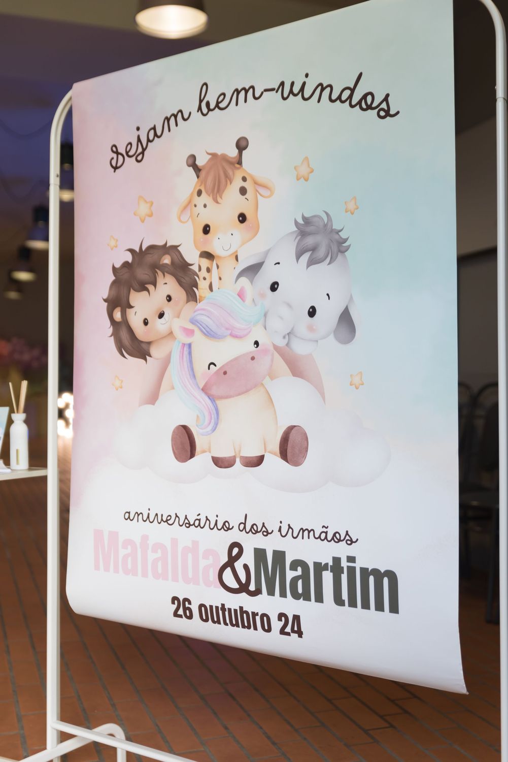 Painel de Boas-Vindas Personalizado Painel de Boas-Vindas Personalizado