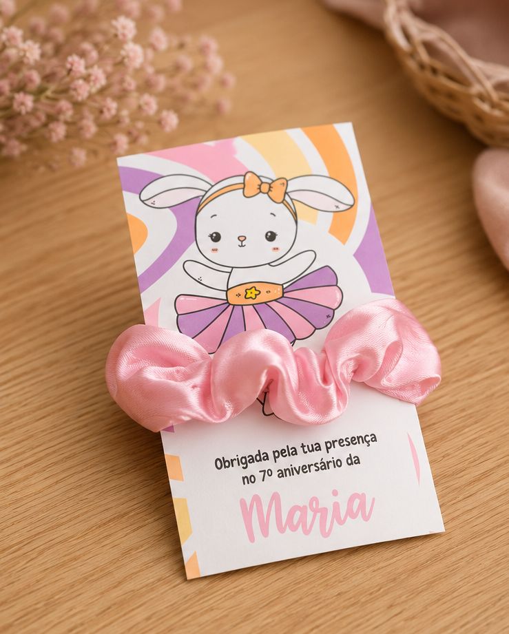 Scrunchie personalizado Scrunchie personalizado