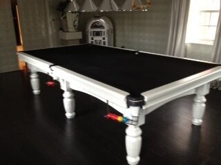 Luxury Pearl White Snooker Table