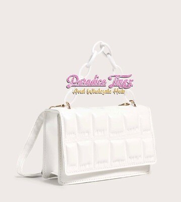 White Stitch Purse 🤍🤑