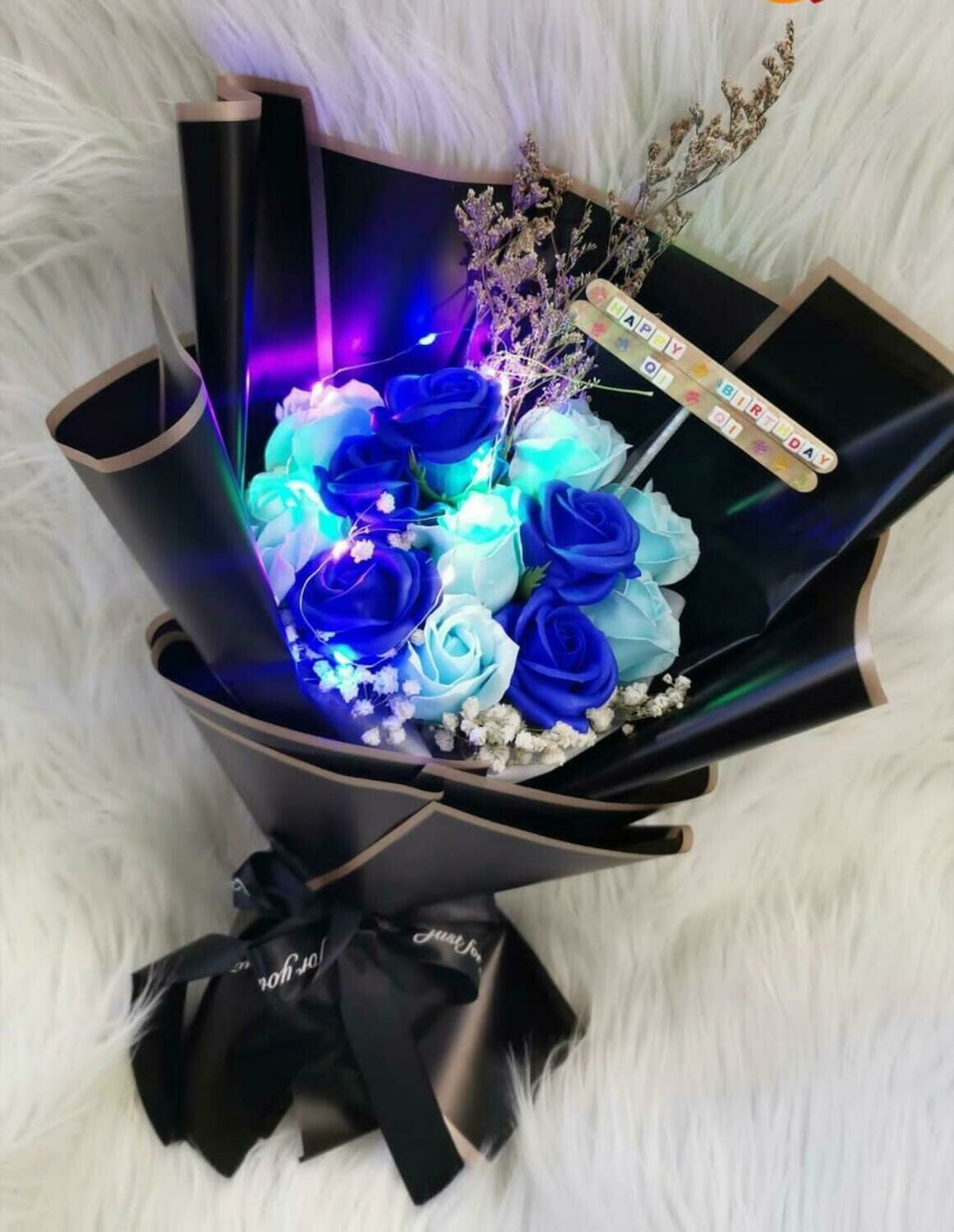 💎Blue Roses bouquet 💐