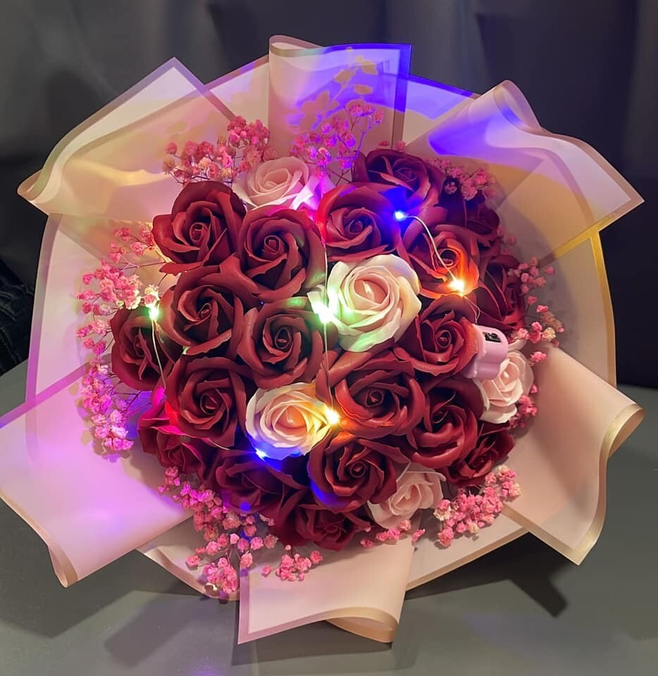 24 stalks Soap Roses Bouquet