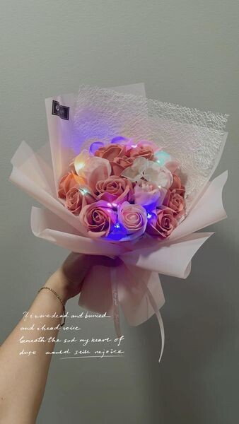 🌹 19 Stalks Pink Roses bouquet 💐