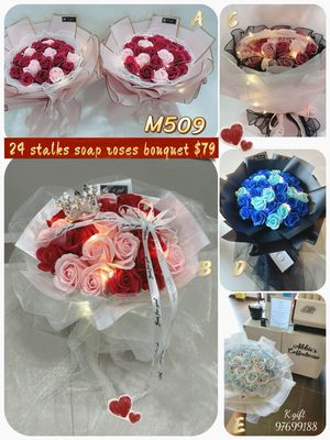 24 stalks Soap Roses Bouquet