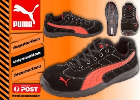 Puma Silverstone Work Shoe Composite Toe Safety Joggers Metal