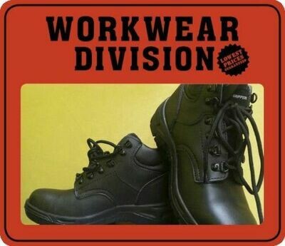 Cheapest Leather Steel Cap Work Boots Online Lace Up Cheap Safety