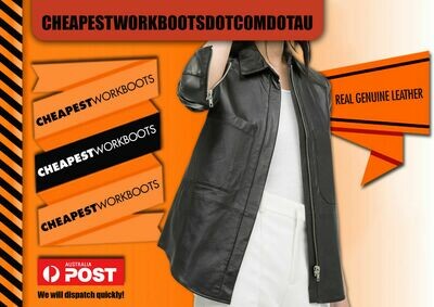 Softest Genuine Leather Zara Ladies Jacket/Shirt BRAND NEW NAPPA Highest Quality