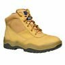 Mongrel 461050 Work Boots 3 FREE GIFTS Steel Toe Safety Wheat, Zip Scuff Cap