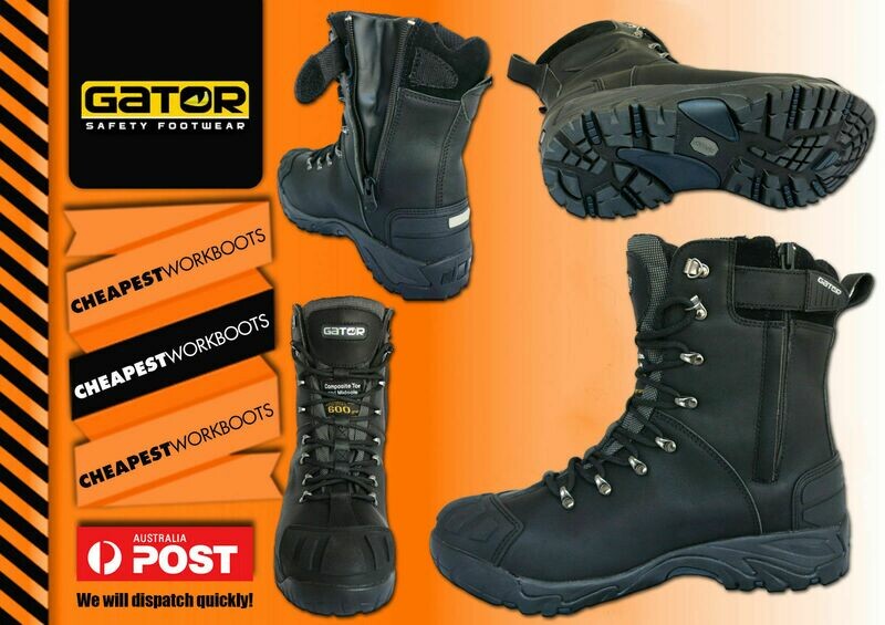 Gator Polar GP2404 Cool Room & Freezer Boots Safety Steel Toe Cap WATERPROOF