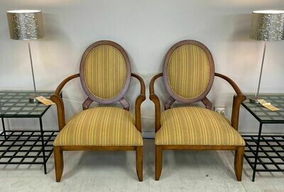 Centra Occasional Chair (pair) - in Bassano Cherry