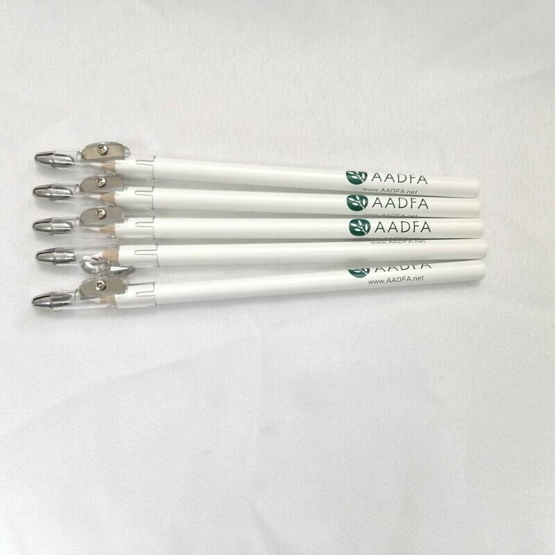 White skin markers with sharpener