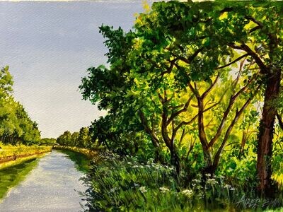 French Canal Acrylic